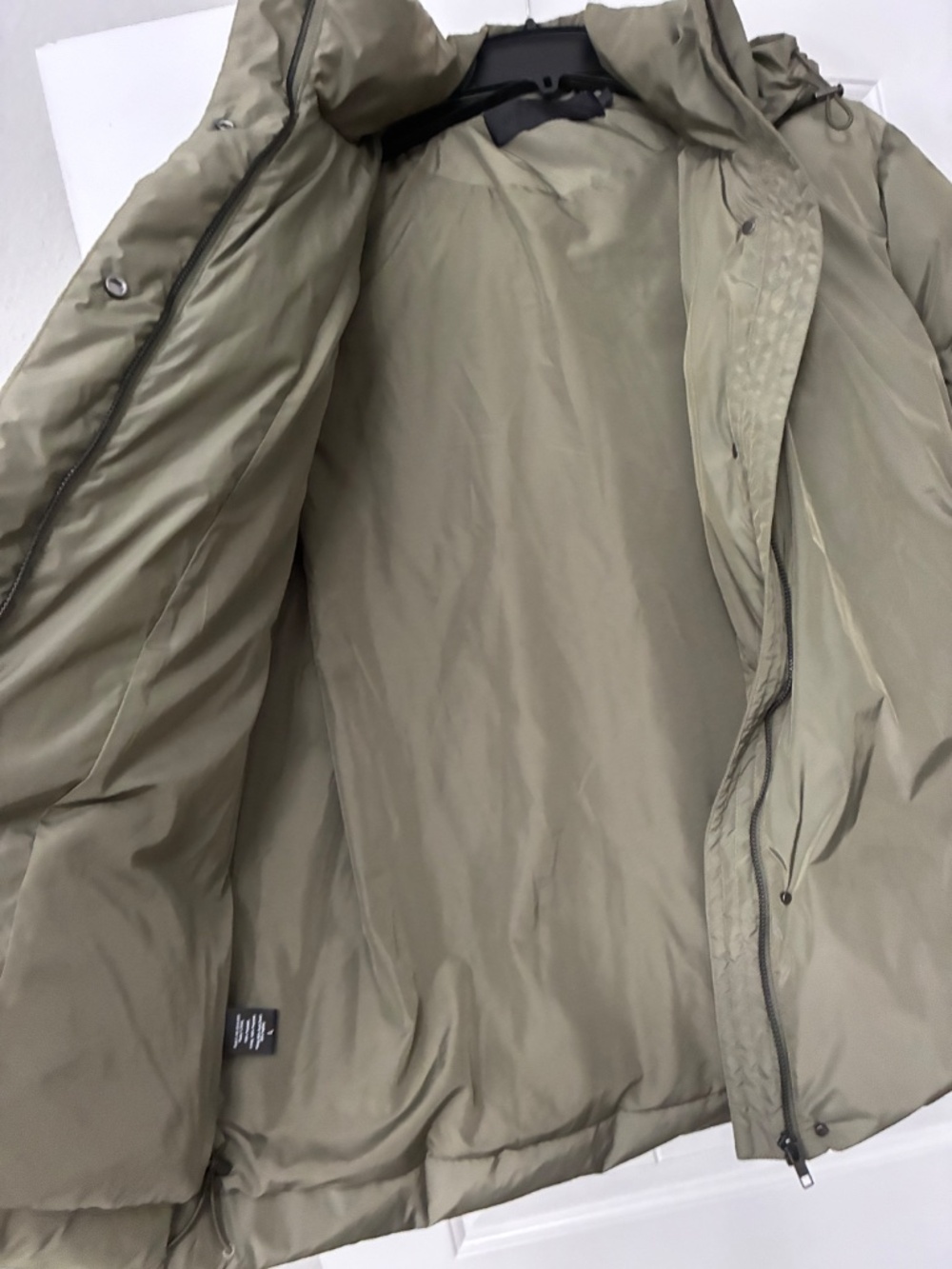 Jenni Kayne Large Down Puffer Jacket Olive Green - Picture 5 of 7